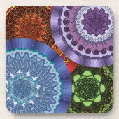 Les Mandalas d'Éléments Carré Dessous de Verre (Devant)