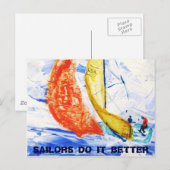 Les marins le font mieux carte postale (Devant / Derrière)