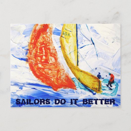 Les marins le font mieux carte postale (Devant)