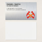 Les marteaux et la maison | Arrière - plan métalli (Devant & derrière)