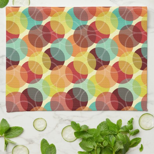 Les masses de serviette de cuisine de points - (Plié)