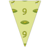 Les matchs de rugby sont sur des drapeaux Bunting (Troisième drapeau)