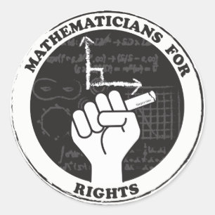 Les mathématiciens pour les autocollants Droits