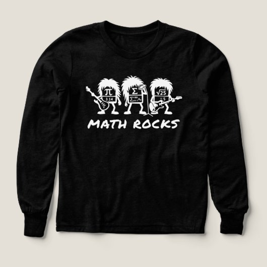 Les maths, c'est rock, humour universitaire (Motif recto)