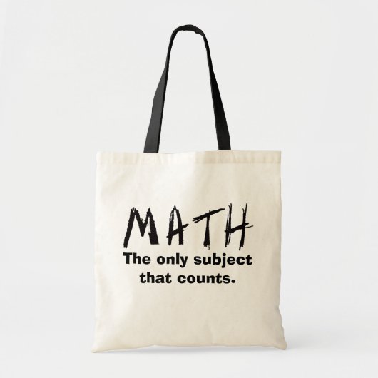 Les Maths Le Seul Sujet Qui Compte Le Sac fourre-t (Devant)