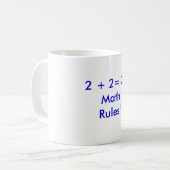 Les maths ordonnent la tasse (Devant gauche)