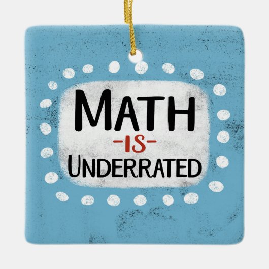 Les maths sont des ornements sous-évalués (Devant)
