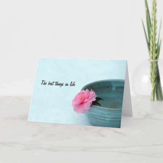 Les meilleures choses de zen dans la carte de la (Devant)