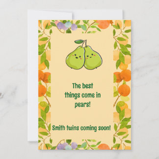 Les meilleures choses viennent en Faire-part de po