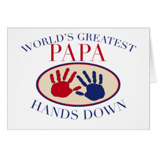 Les meilleures mains de papa vers le bas