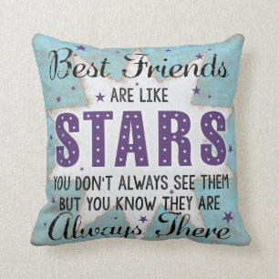 Les meilleurs amis sont comme le coussin d'ÉTOILE