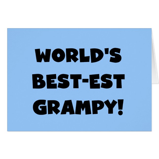 Les meilleurs cadeaux Grampy du monde de Black Tex (Devant horizontal)