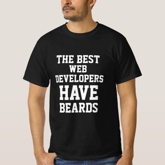 Les Meilleurs Développeurs Web Ont Des T-Shirt D'O (Devant)