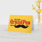 Les Meilleurs Grandpas Ont La Carte Mustache (Fleur jaune)