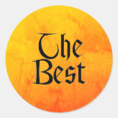 Les meilleurs petits autocollants ronds (Devant)