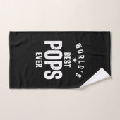 Les meilleurs pop du monde | Cadeau Père Grand-Pèr (Serviette à main)