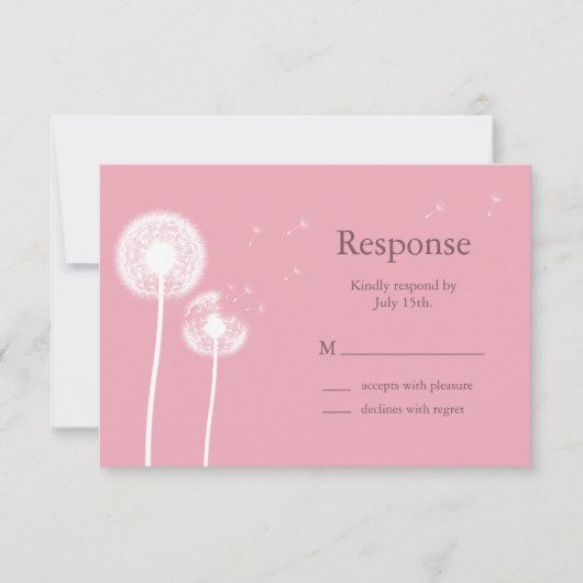 Les Meilleurs Voeux Roses ! RSVP (Devant)