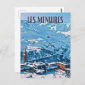 Les Menuires Briefkaart (Voorkant / Achterkant)