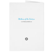 Les mères du Carte pour notes des eaux (Dos)