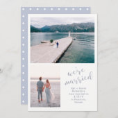 Les mers tranquilles | Deux photos Faire-part de m (Devant / Derrière)