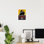 Les Messageries Maritimes Poster (Thuiskantoor)