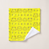 Les mignons amis animaux face Coque-Mate coque iph (Gant de toilette)