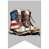 Les Militaires S'Éloignent Bannière Je Vois Ya Plu (Deuxième drapeau)