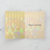 Les Miracles arrivent Menorah Cartes (Intérieur)