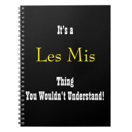 Les Mis Journal Notitieboek