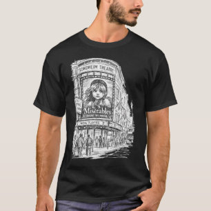 Les Misérables in het Sondheim Theatre – Hand-D T-shirt