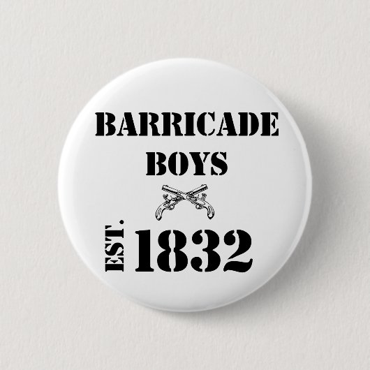 Les Misérables Love: Barricade Boys Button (Voorkant)
