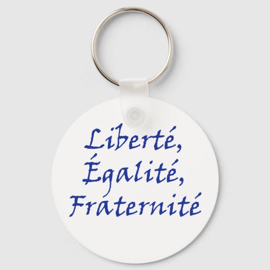 Les Misérables Love: Liberté, Égalité, Fraternité Sleutelhanger (Voorkant)