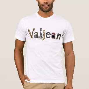 Les Misérables Love: Valjean Font Shirt