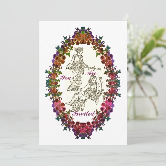 Les modes grecques antiques Invitation (Debout devant)