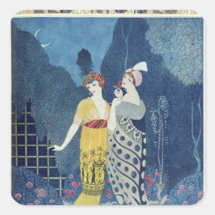 Les Modes Vierkante Sticker