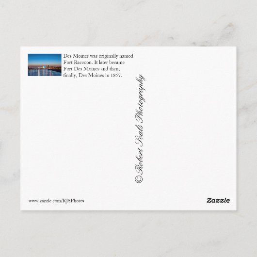 Les Moines Briefkaart (Achterkant)