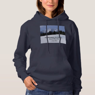 Les montagnes appellent des dames sweat - shirt à