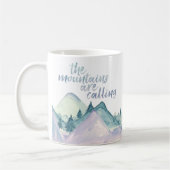 Les montagnes appellent la tasse de café (Gauche)