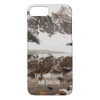 Les montagnes appellent un étui téléphonique avec