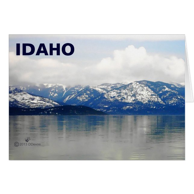 Les Montagnes Au Bord Du Lac (Devant horizontal)