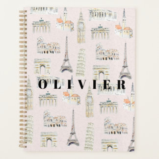 Les monuments de l'Europe peints à la main