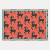 LES MOTIFS SCANDINAVIENS ENTREPOSENT DES FEUILLES  (Devant)