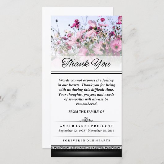 Les mots de champ Merci rose ne peuvent pas être E (Devant / Derrière)