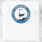 Les Mouettes Changent Jeux 3" autocollants (feuill (Sac)