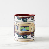 Les mougs pour la caravane de café le tasse de vac (Centre)