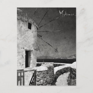 Les moulins à vent de Mykonos 3 - Carte postale
