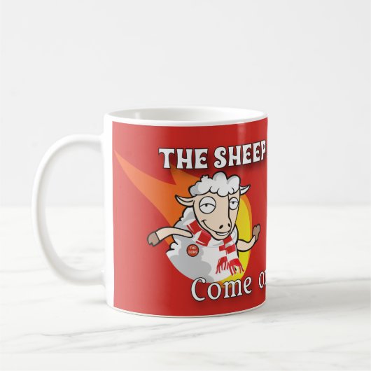 Les moutons sont sur la tasse du feu (Gauche)