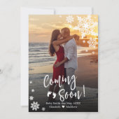 Les Noël approchent bientôt Faire-part de grossess (Devant)