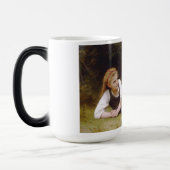 Les Noisettes: Jonge meisjes verzamelen hazelnoten Magische Mok (Links)