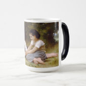 Les Noisettes: Jonge meisjes verzamelen hazelnoten Magische Mok (Voorkant rechts)